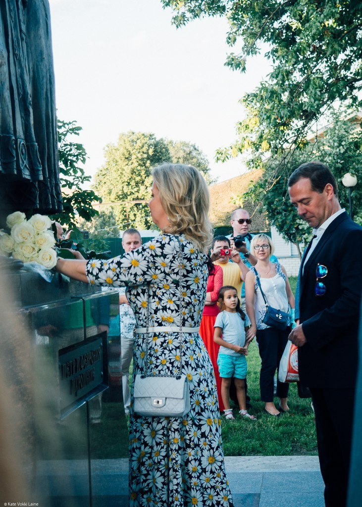 Муром на день семьи. Д.Медведев с женой