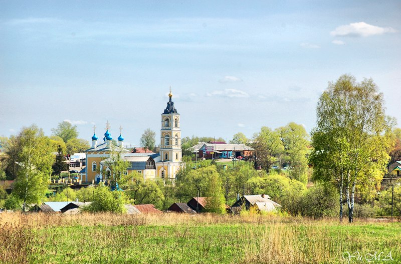 Вид на церковь Казанской Божией матери, г. Лакинск