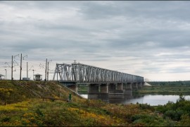 Железнодорожный мост через Оку в Муроме