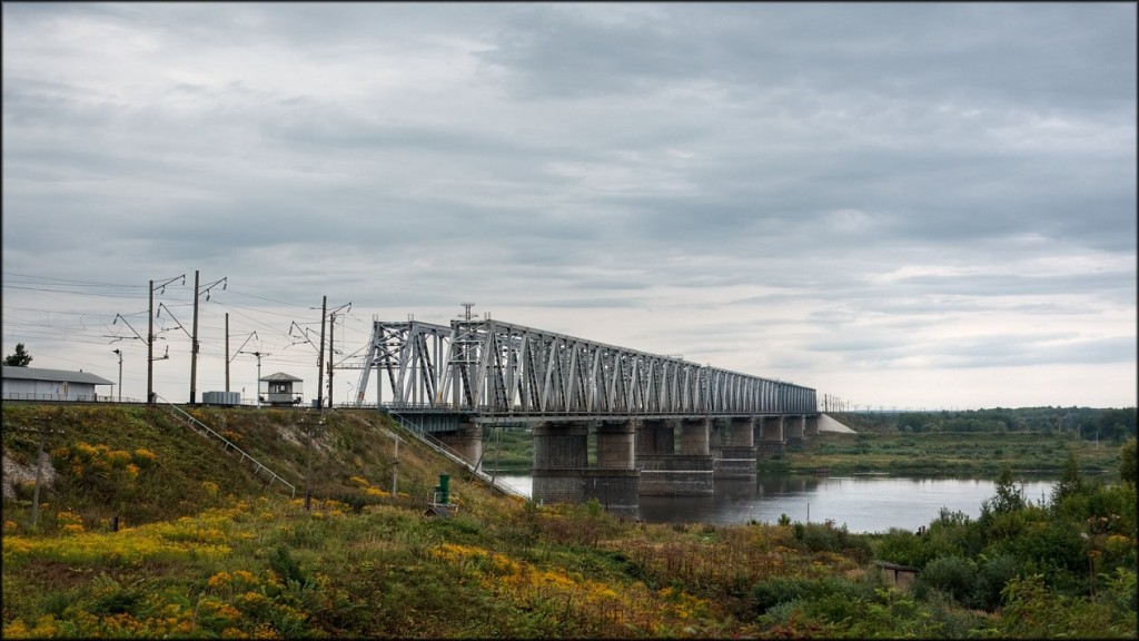 Железнодорожный мост через Оку в Муроме