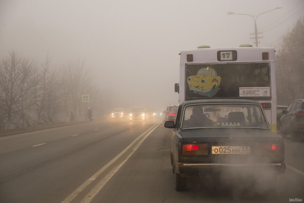 Ноябрьский утренний туман во Владимире (09.11.2015г) 01