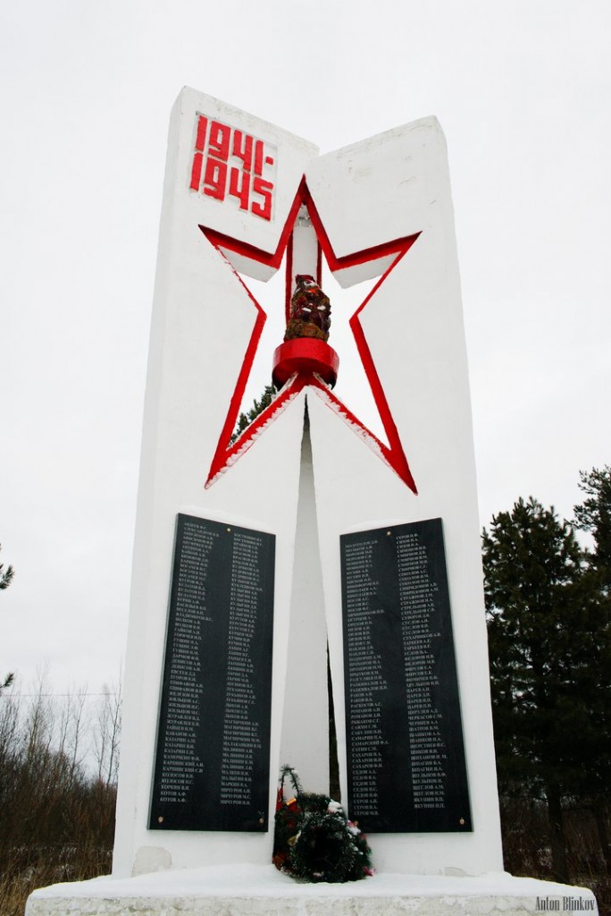 Памятник погибшим в ВОВ (д. Ильино, Судогодский р-н) 02