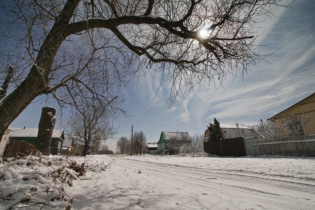 Снежный ноябрь во Владимирской деревне 04