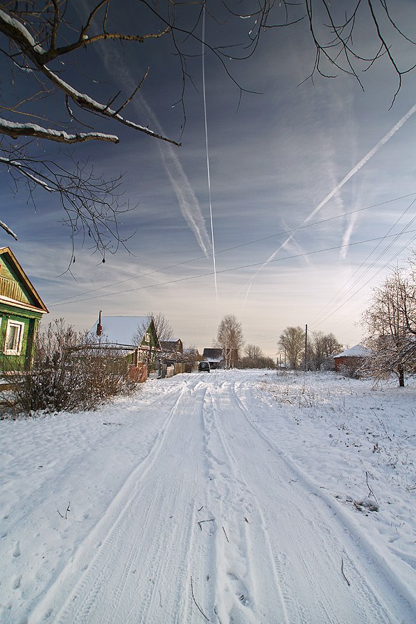Снежный ноябрь во Владимирской деревне 06