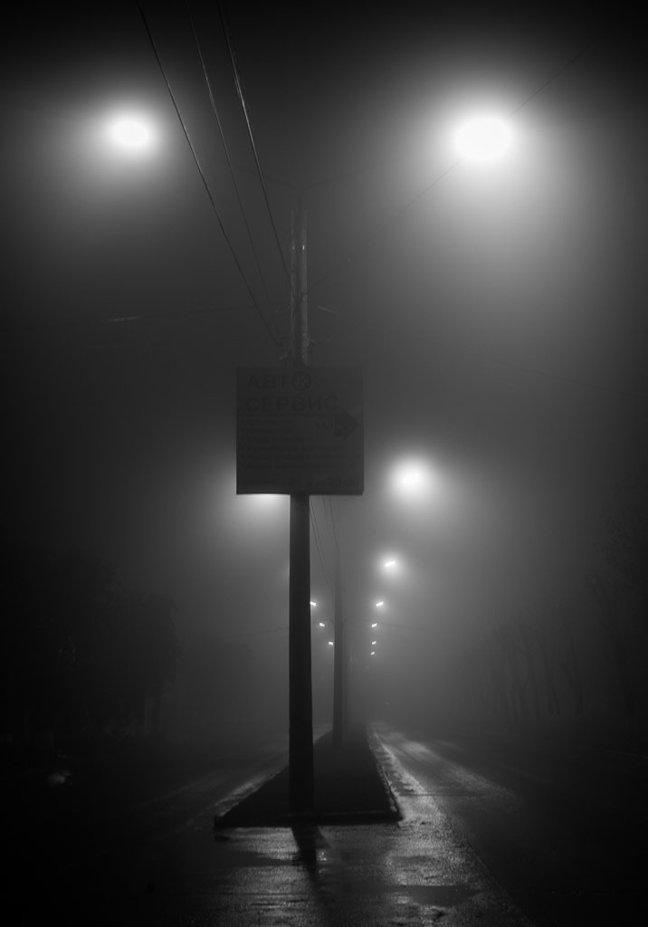Туман в Муроме в ночь с 24 на 25 октября 09