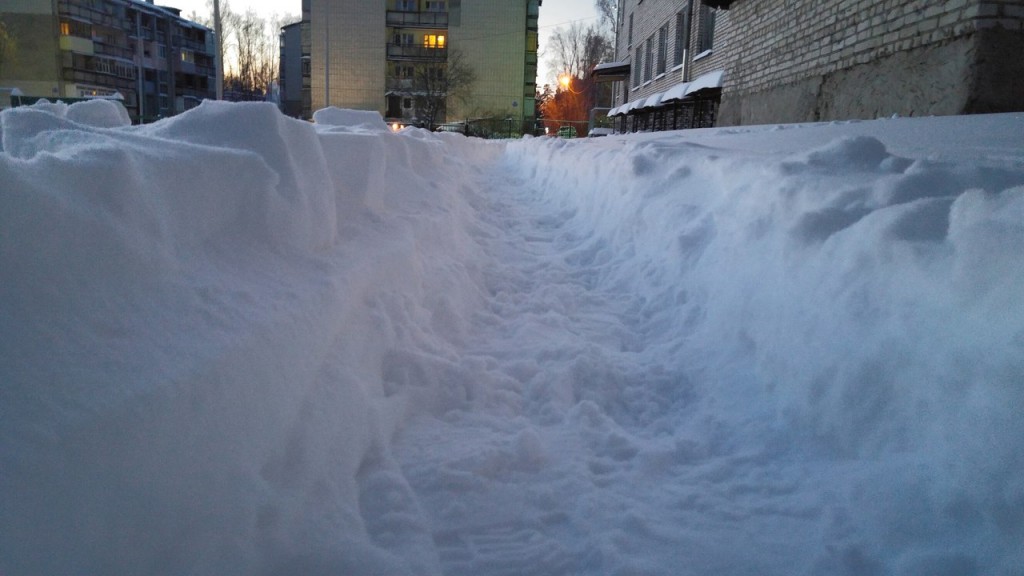 11 января - рекордное количество снега за зиму на Вербовском