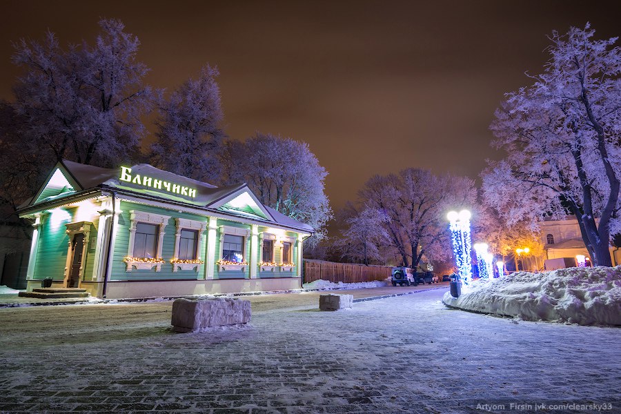 Зимняя ночь во Владимире 07