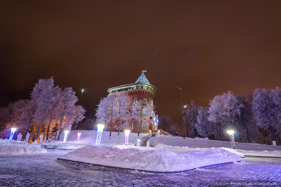 Зимняя ночь во Владимире 08