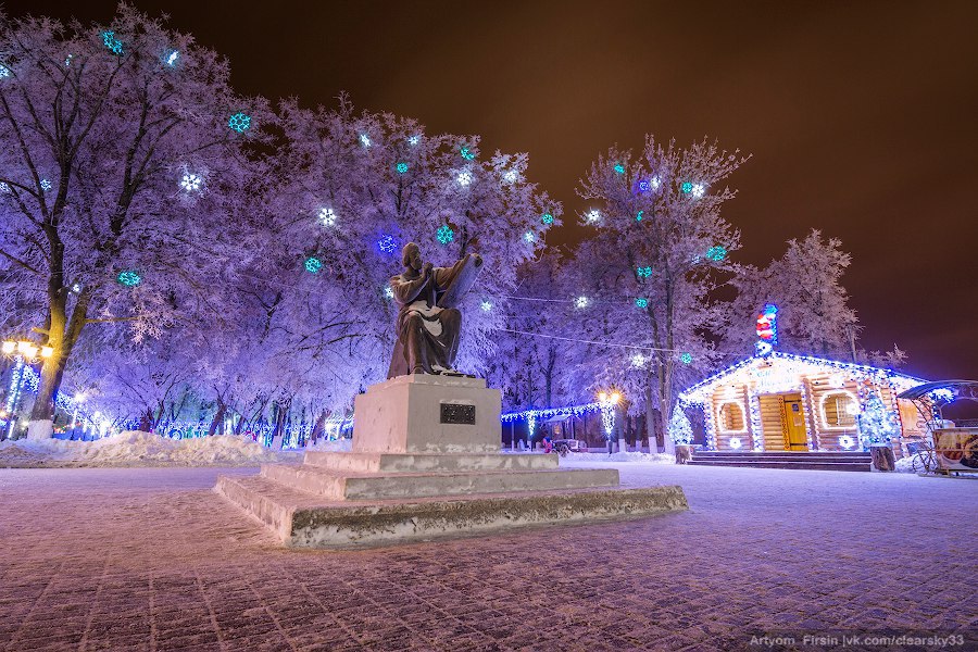 Зимняя ночь во Владимире 09