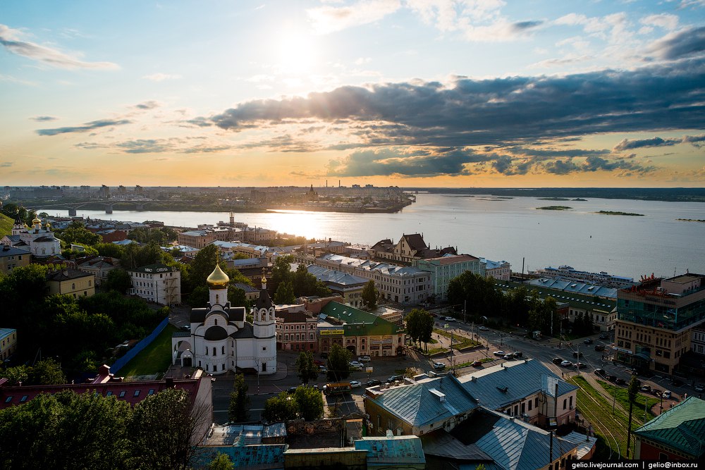 Красивый Нижний Новгород с высоты от Славы Степанова 10
