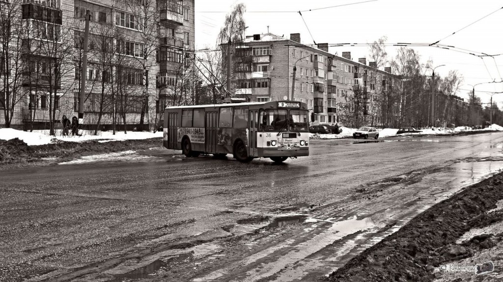 Фотосессия для ковровского троллейбуса