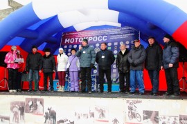 Чемпионат по зимнему мотокроссу в Коврове (22 февраля 2016)