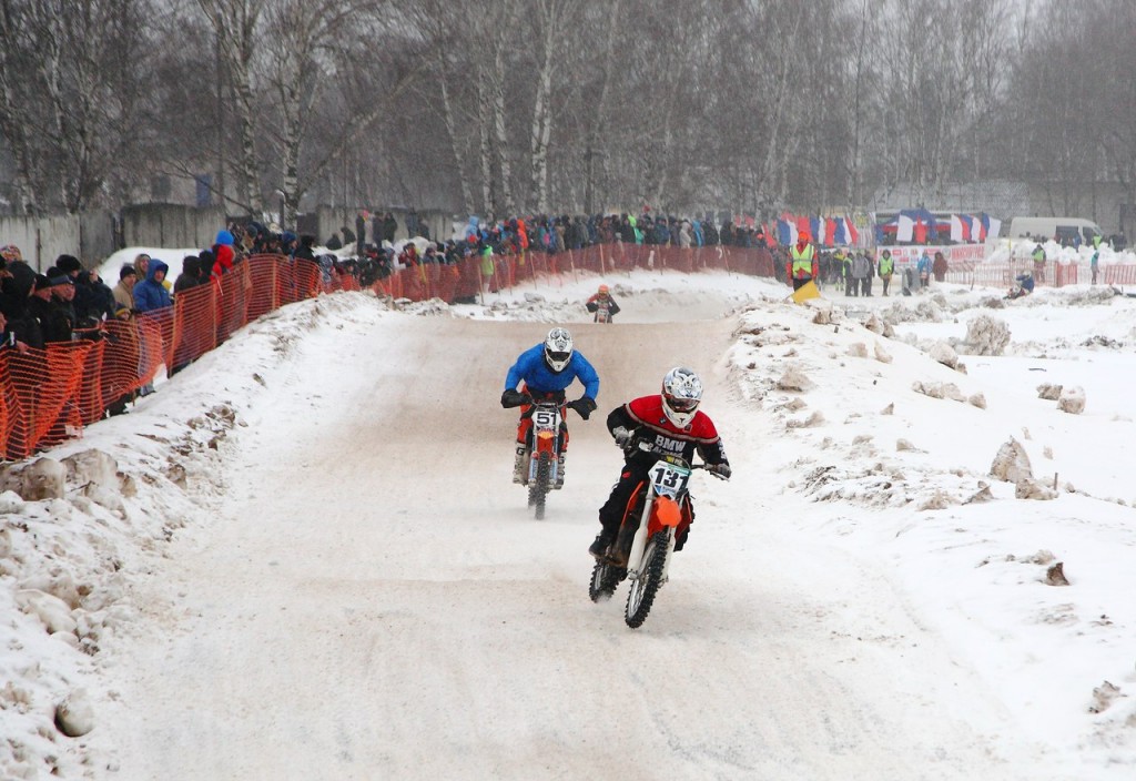 Чемпионат по зимнему мотокроссу в Коврове (22 февраля 2016) 05