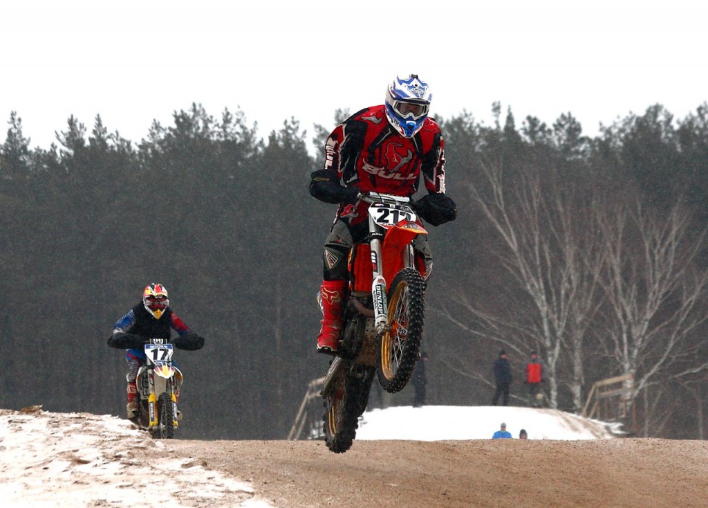 Чемпионат по зимнему мотокроссу в Коврове (22 февраля 2016) 09