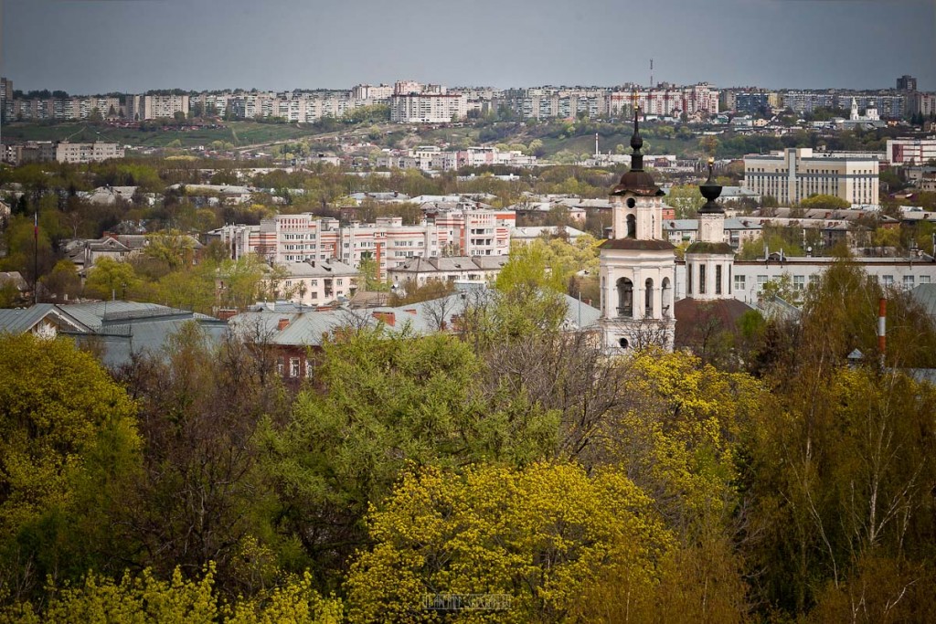 Город Владимир Вид с колокольни на 1 мая 04