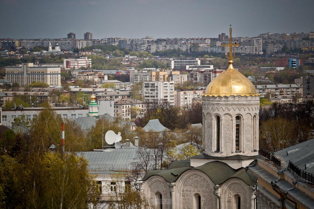 Город Владимир Вид с колокольни на 1 мая 05