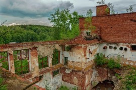 Разрушенная фабрика в г.Вязники, р-он. Ярцево