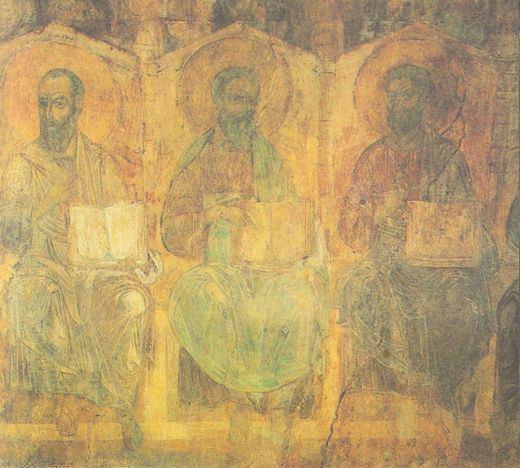 Древние фрески Дмитриевского собора 01