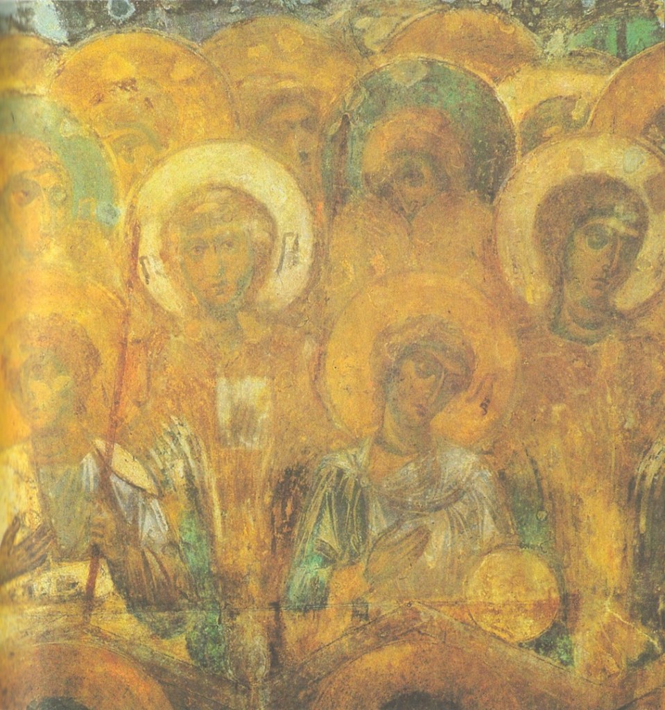 Древние фрески Дмитриевского собора 04