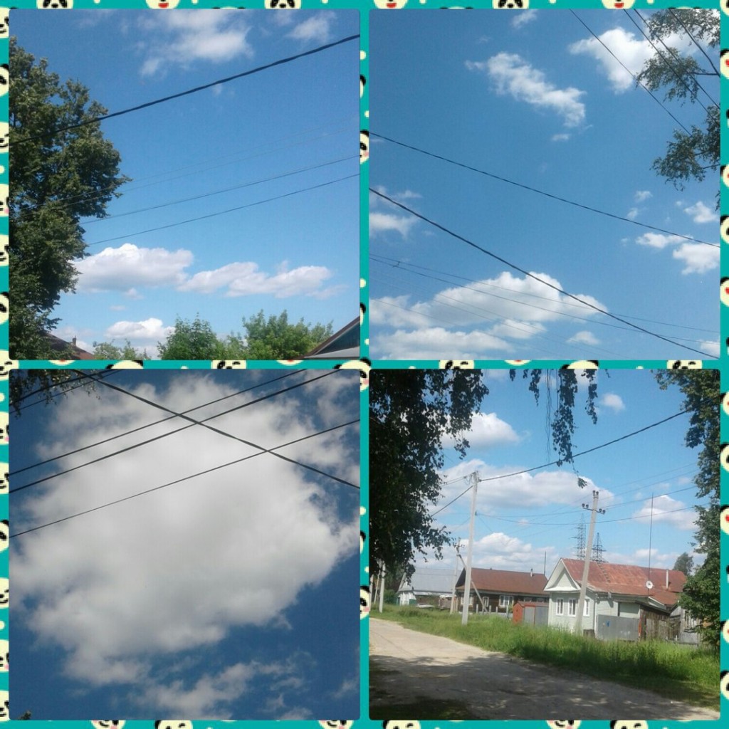Небо над г. Меленки. Владимирская область (начало июля)