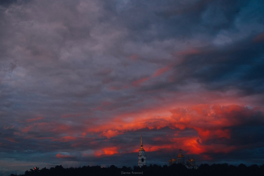 Vladimir City. Color Clouds 08