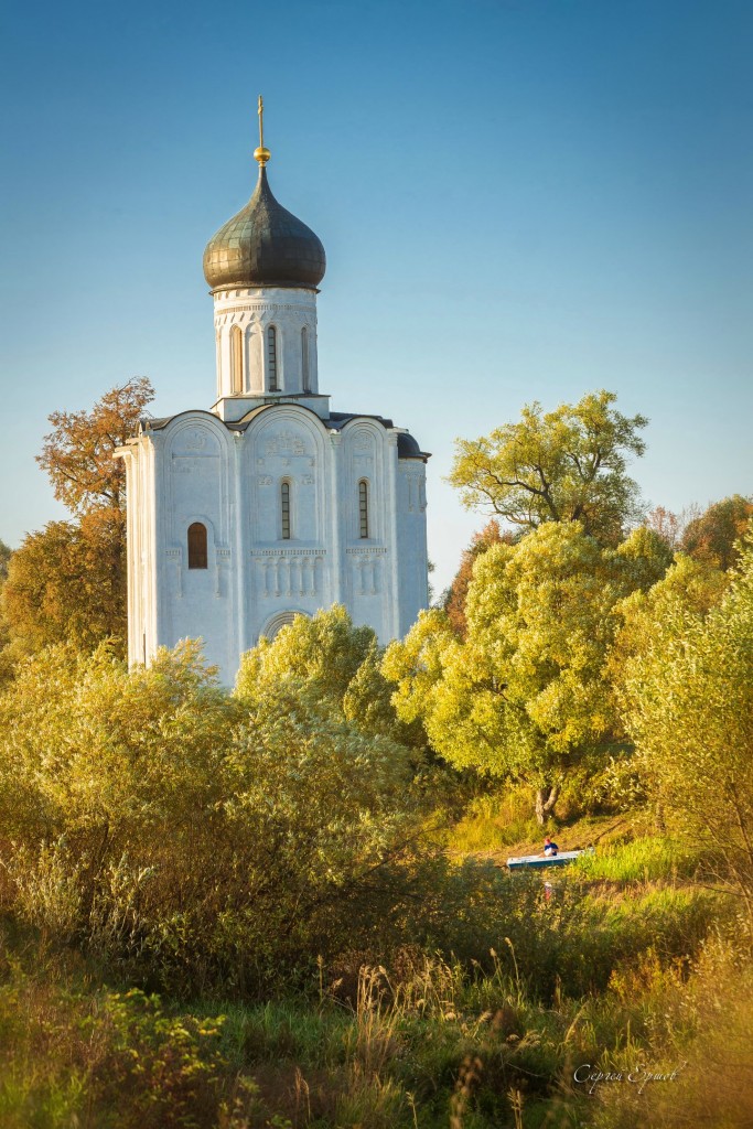 Церковь Покрова на Нерли. Золотой сентябрь 2015