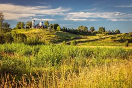 Открыточные виды: село Горицы