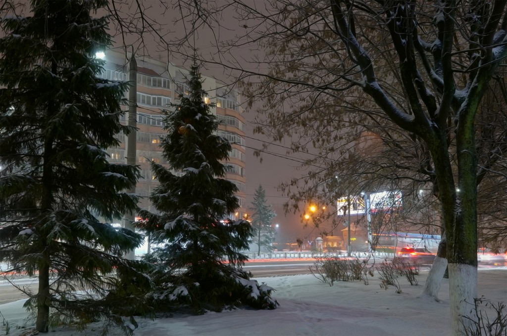 Зимняя, городская сказка (почти ночь, Владимир) 03