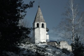 Успенская церковь села Любец на реке Клязьме. Ковровский район