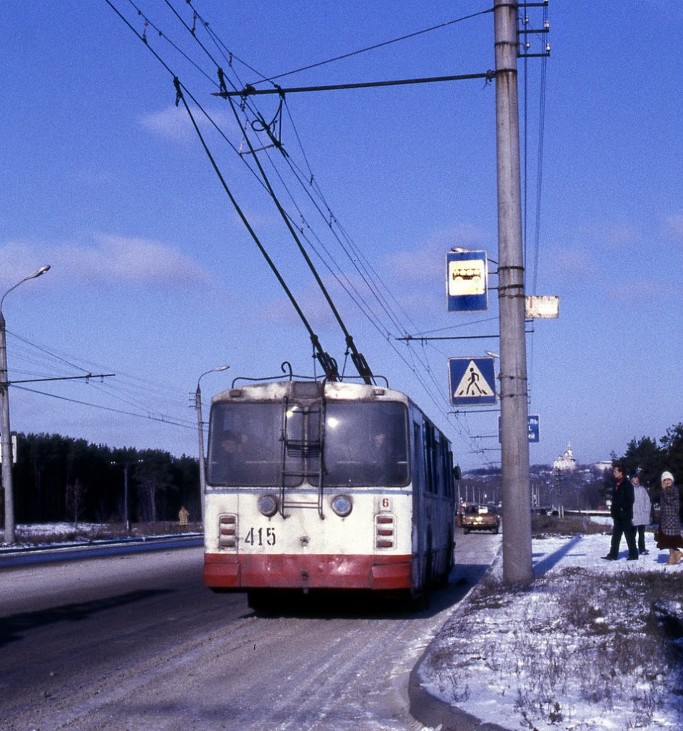 Фото старых троллейбусов города Владимира 86