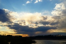 Закат на о. Дичковское, Александров