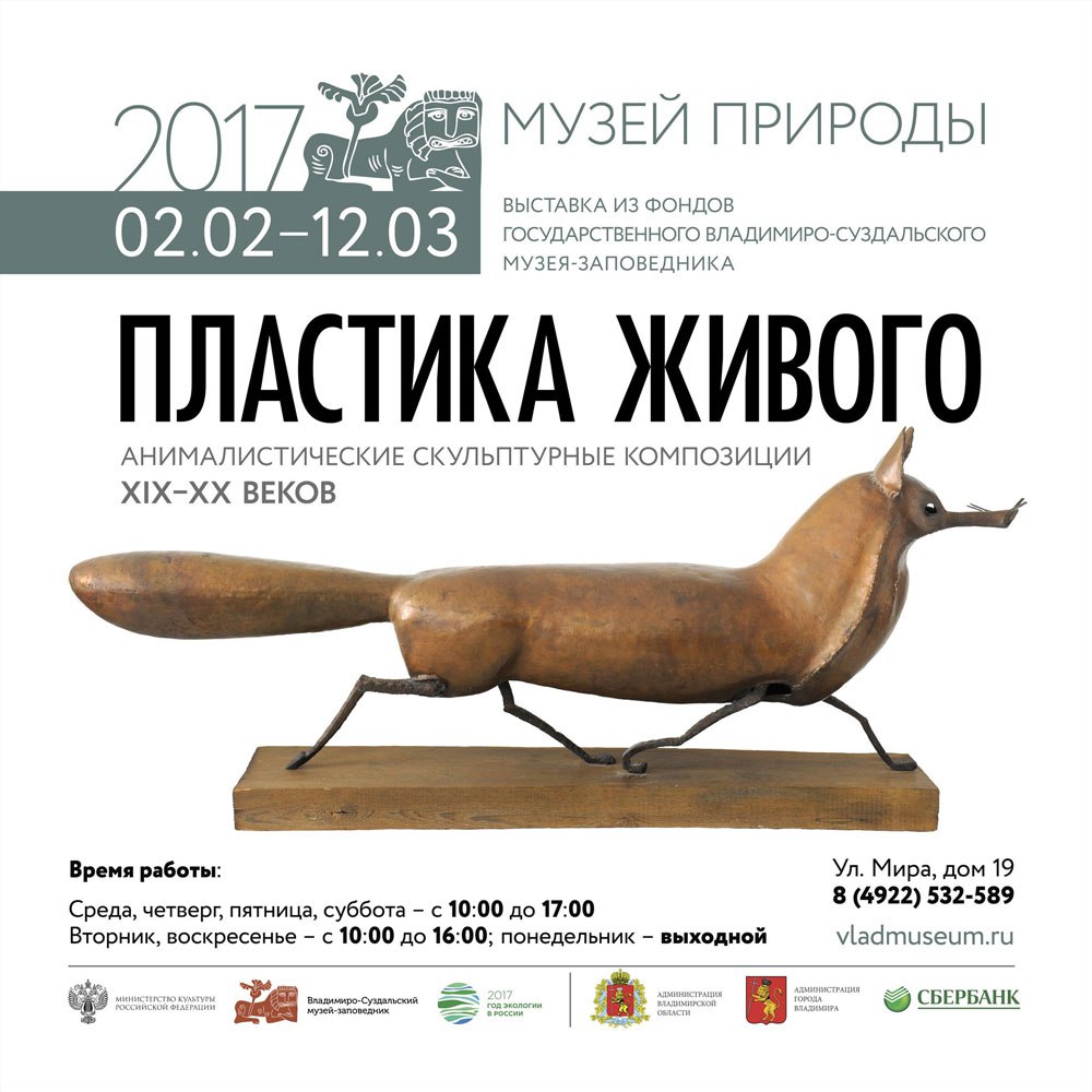 Выставка «Пластика живого» в Музее природы Владимира 01