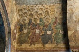 Обновленные фрески в Успенском соборе