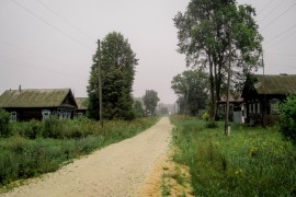 Пасмурное утро в деревне Надеждино, Селивановский район