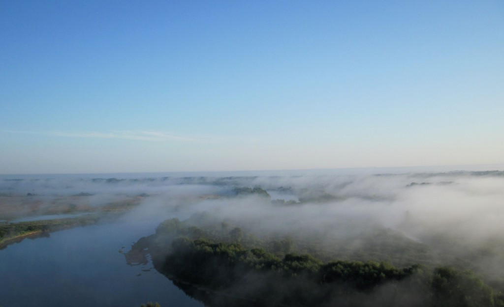 Туман над Клязьмой в последний день августа утром около Вязников 02