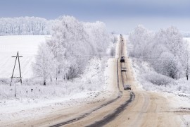 Красоты зимних дорог