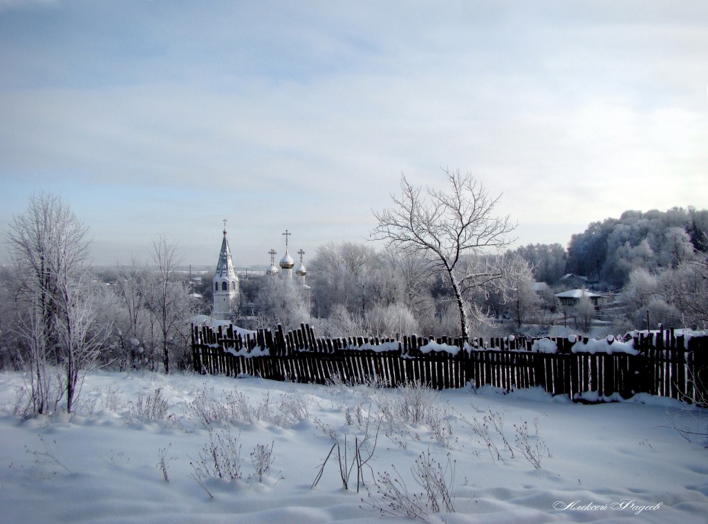 Благовещенский Собор. Вид со стороны Фатьяновского парка.