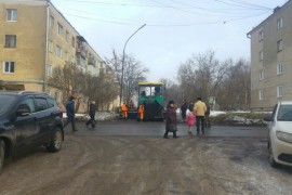 Укладка асфальта в декабре