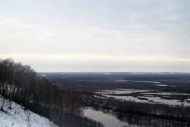 Просто незамерзшая Клязьма в начале января