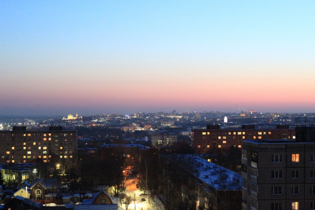 Какой красивый сегодня закат во Владимире 01