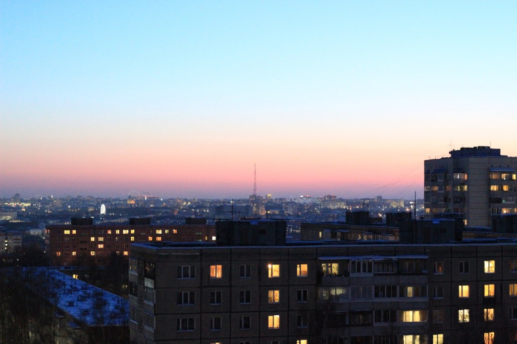 Какой красивый сегодня закат во Владимире 02
