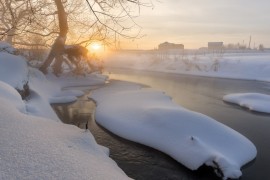 Мгновенья одного заката. Река Серая. Александров
