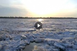 Ока в Муроме вскрылась ото льда. Видео Алексея Федотова