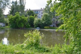Михайловский пруд во Владимире.