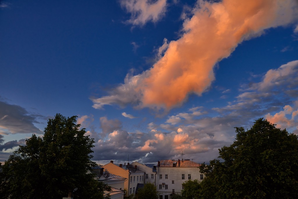 Невероятное небо над Владимиром ( на закате, июнь 2018 ) 02