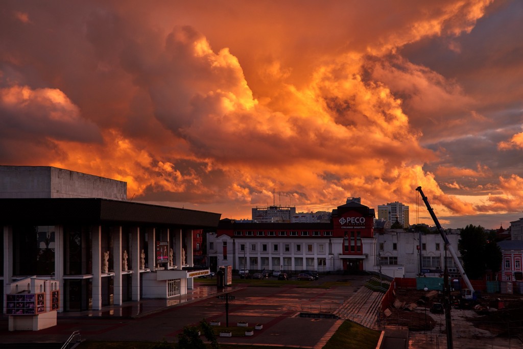 Невероятное небо над Владимиром ( на закате, июнь 2018 ) 06