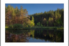Живописное карстовое озеро, Вязниковский район