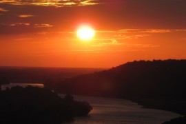 Восход солнца над Клязьмой