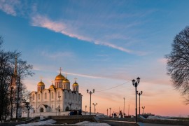 Апрельский закат во Владимире 2019