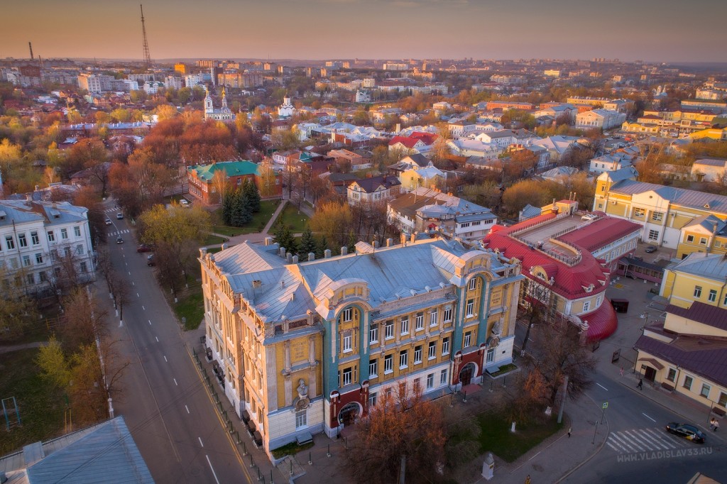 Владимирский государственное педагогический университет с высоты